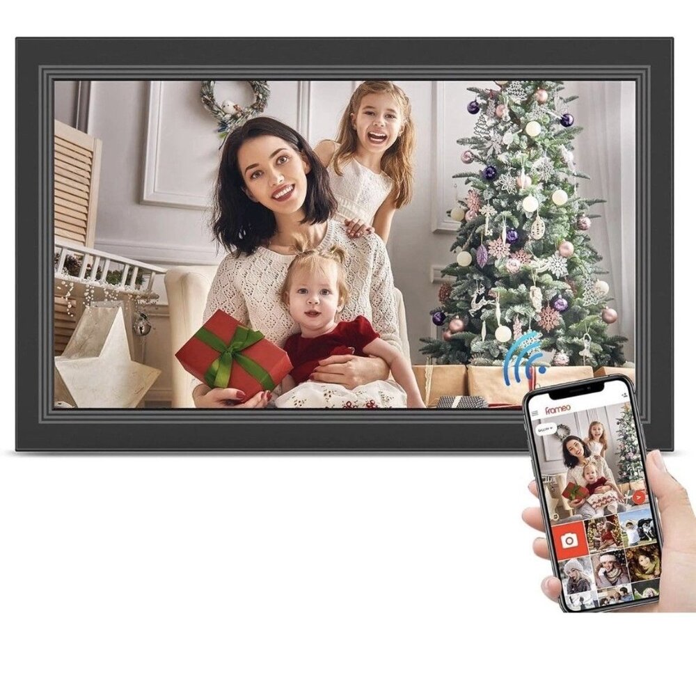 15.6 Inch Frameo Digital Picture, Photo Frame, 32GB Memory, Touch Screen
